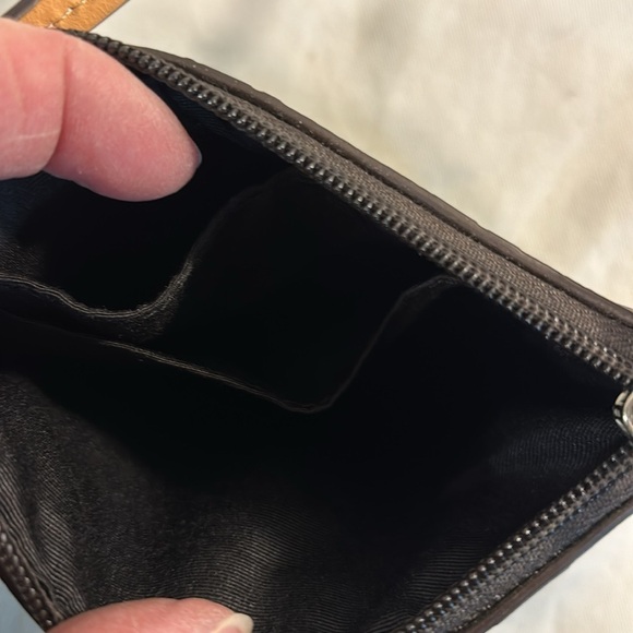 Coach Wristlet in Dot Print over Signature Canvas - Picture 9 of 16